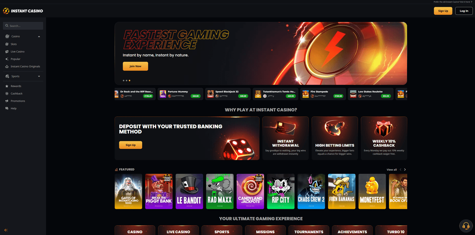 Bassbet Homepage